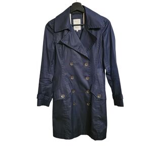 Rag & Bone Navy Blue Trench Coat